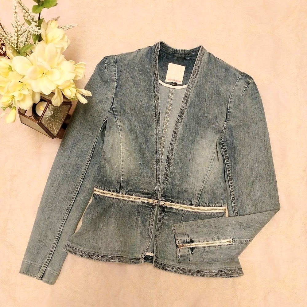 Rebecca Taylor Blue Jean Jacket